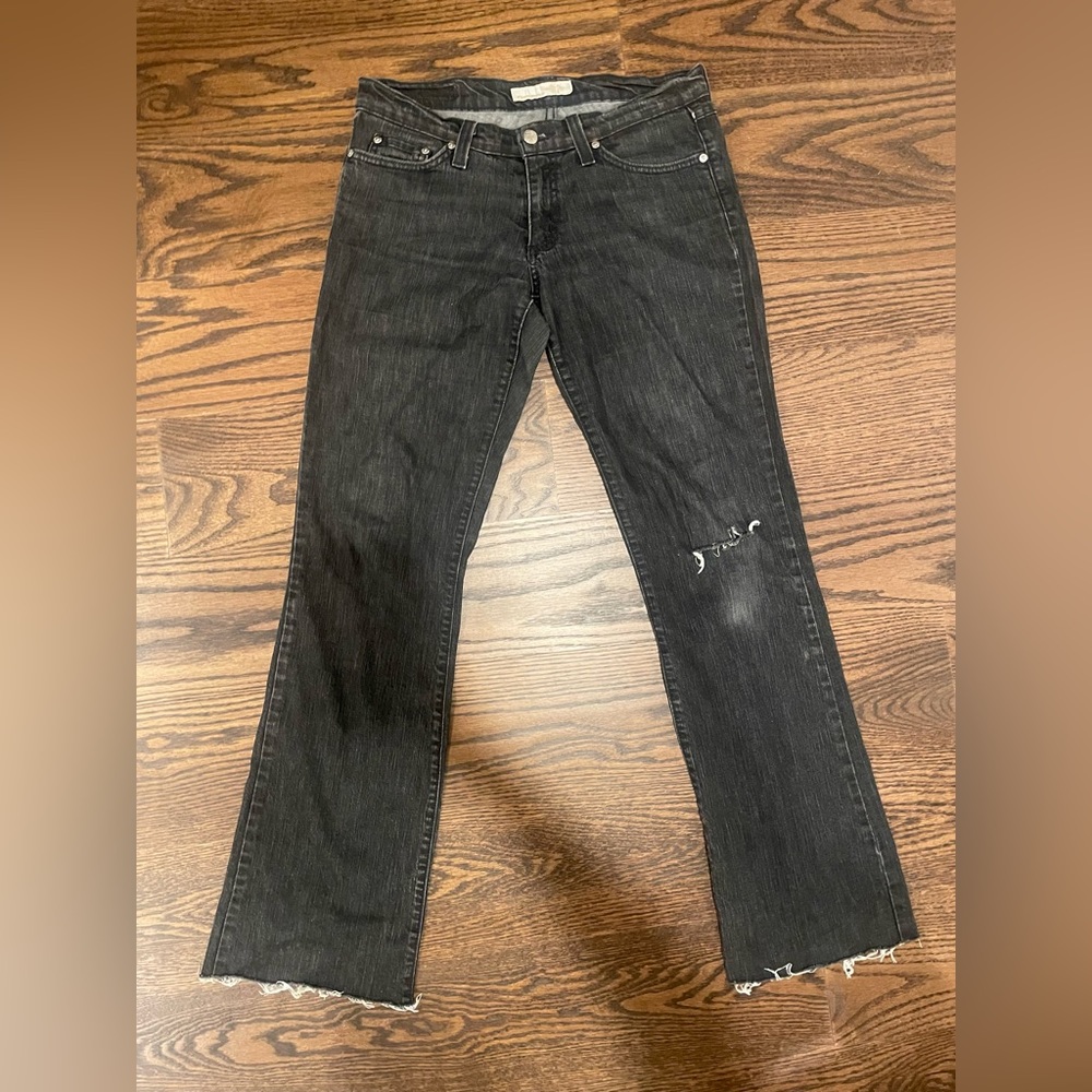 Y2k black jeans